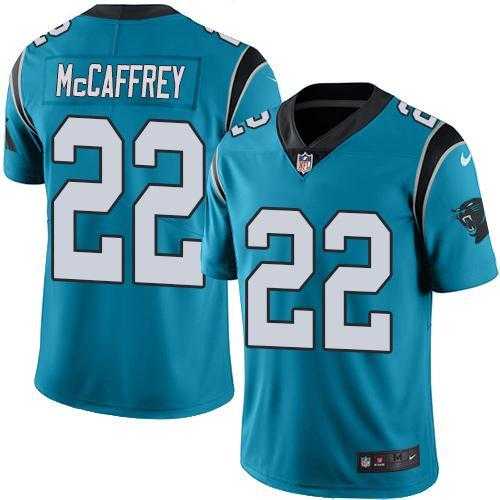 Nike Carolina Panthers #22 Christian McCaffrey Blue Alternate NFL Vapor Untouchable Limited Jersey,We sell and wholesale Nike Carolina Panthers #22 Christian McCaffrey Blue Alternate NFL Vapor Untouchable Limited Jersey on line form chian!